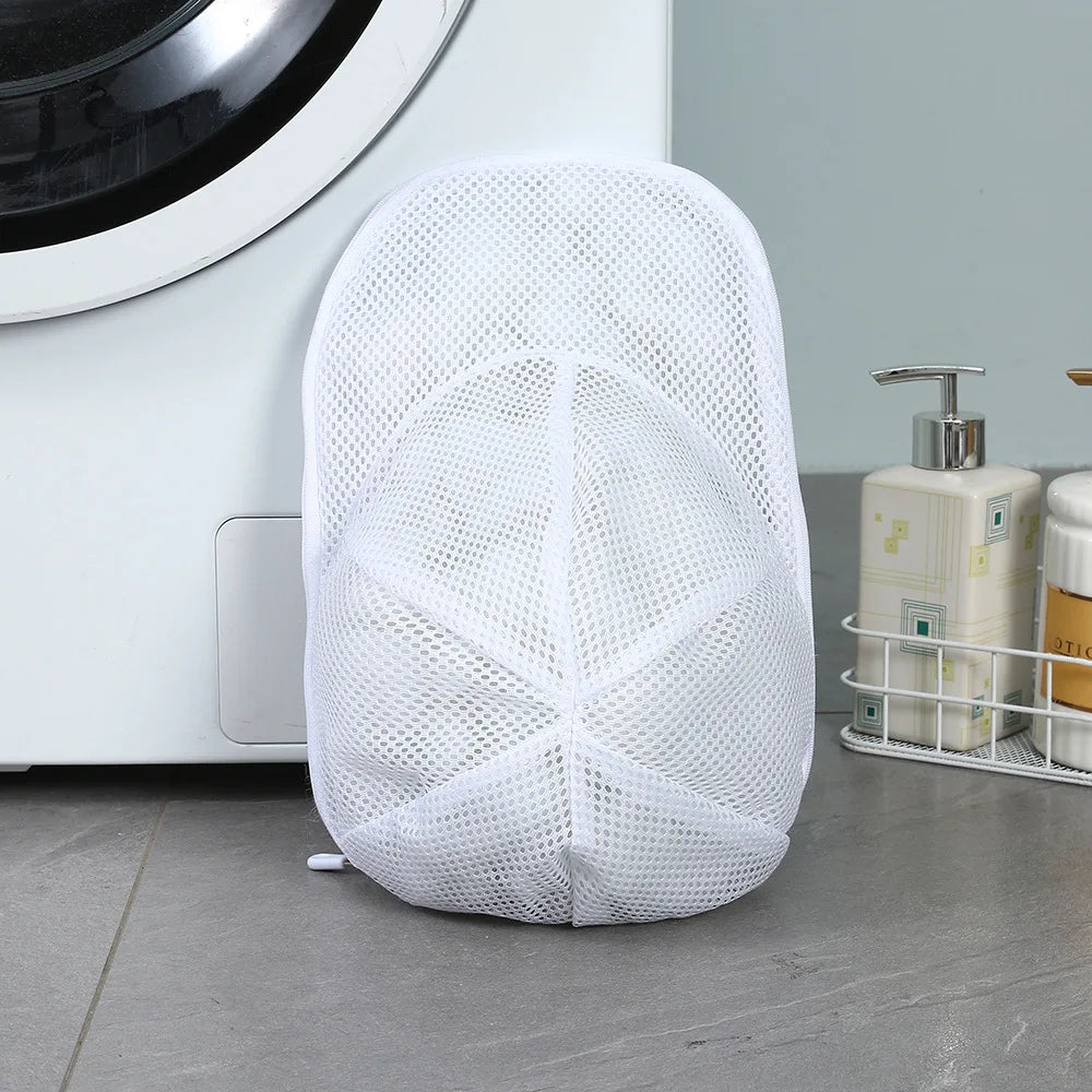 Washing machine cap cleaning cage, cap washer with mesh bag, baseball cap cleaning cap ,suitable for cleaning various hats