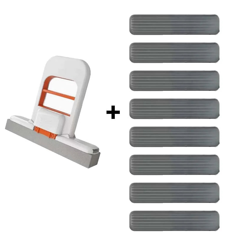 Multi-Functional Mini Mop | Retractable Wet/Dry Mop for Kitchen, Bathroom, Car | Durable Plastic | Compact & Home Cleaning Tool