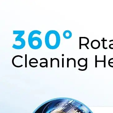 Electric Tooth Polisher Teeth Whitening Cleaner 5 Speed Modes with 6 Brush Heads LED Light Plaque Dental Tartar Remover