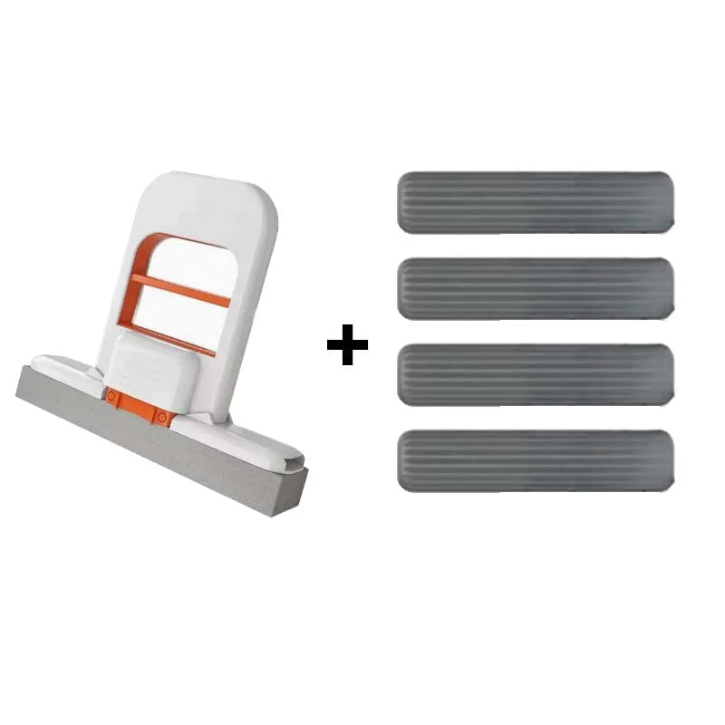 Multi-Functional Mini Mop | Retractable Wet/Dry Mop for Kitchen, Bathroom, Car | Durable Plastic | Compact & Home Cleaning Tool