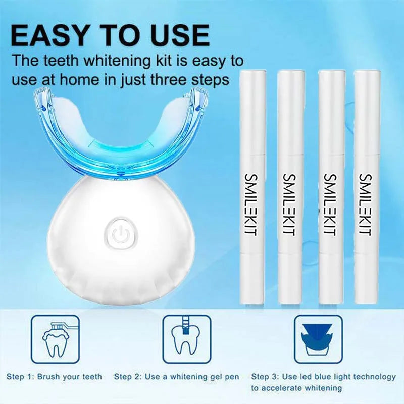 Wholesale Approved Private logo Tooth Whitening Kit Dental Led Wireless Teeth Whitening Kits With Led Light and Gel
