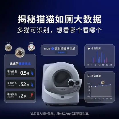 Cat toilet ULTRA visual intelligence AI electric cat litter box automatic small wear automatic cat litter box supplies