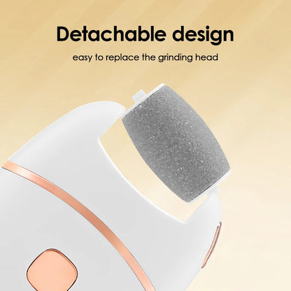 USB Rechargeable Electric Foot Grinder Thick Leather Polishing Dead Skin Remover Calluses Scrubber Foot Dry Cracked Feet Care
