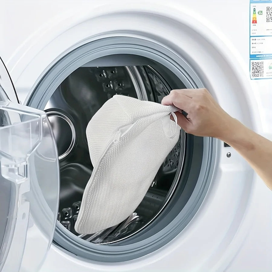 Washing machine cap cleaning cage, cap washer with mesh bag, baseball cap cleaning cap ,suitable for cleaning various hats